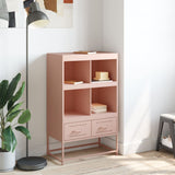 Highboard rosa 68,5x39x111,5 cm kaldvalset stål