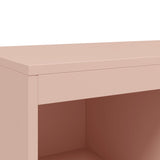 Highboard rosa 68,5x39x111,5 cm kaldvalset stål