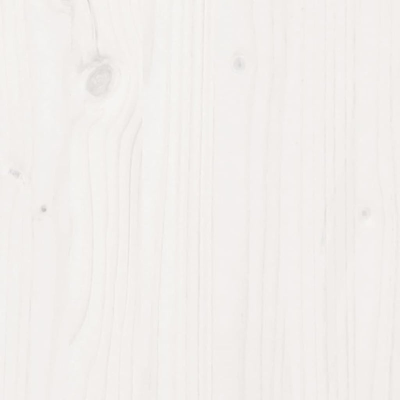 Barneseng med tak hvit 70x140 cm heltre furu