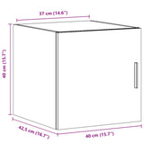 Veggskap hvit 40x42,5x40 cm konstruert tre