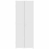 Highboard hvit 70x42,5x185 cm konstruert tre