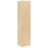 Highboard sonoma eik 40x41x185 cm konstruert tre