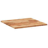 Bordplate firkantet 60x60x2 cm heltre akasie