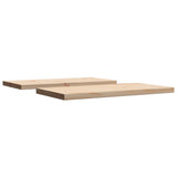 Bordplater 2 stk 60x30x2,5 cm rektangulær heltre furu