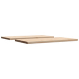 Bordplater 2 stk 80x40x2,5 cm rektangulær heltre furu