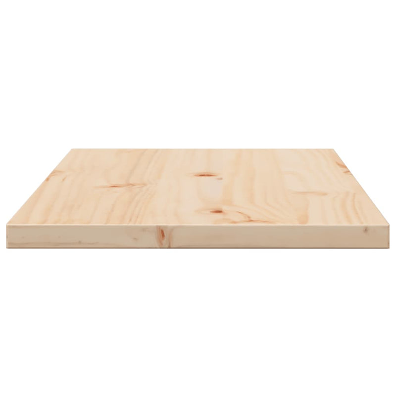 Bordplater 2 stk 80x40x2,5 cm rektangulær heltre furu