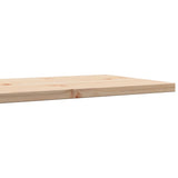 Bordplater 2 stk 80x40x2,5 cm rektangulær heltre furu