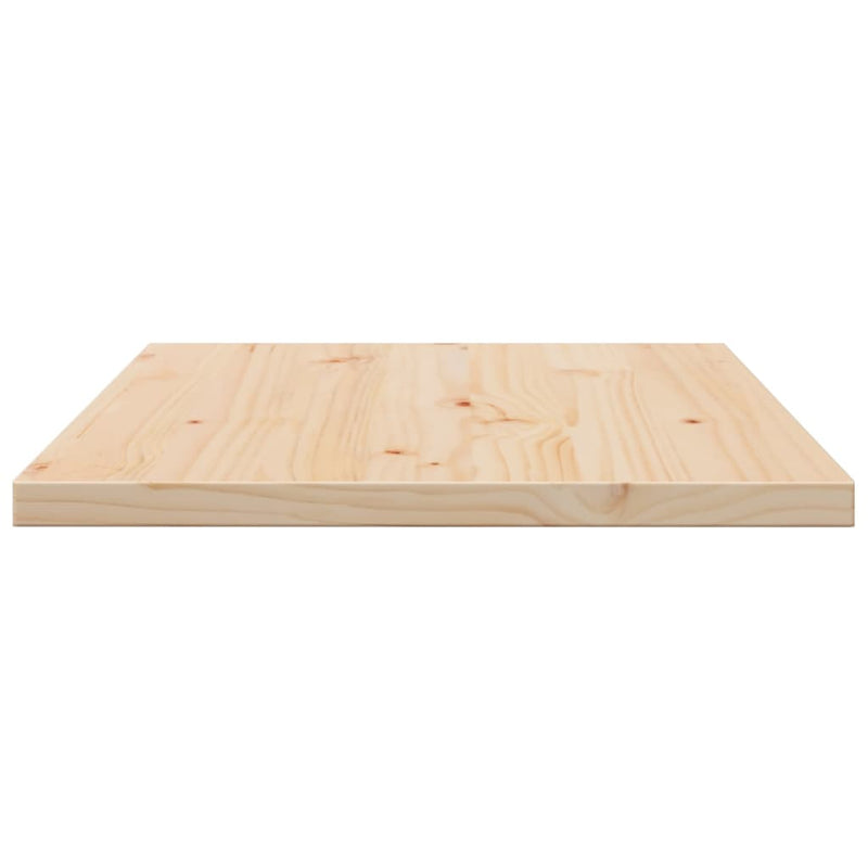 Bordplater 3 stk 80x47x2,5 cm rektangulær heltre furu