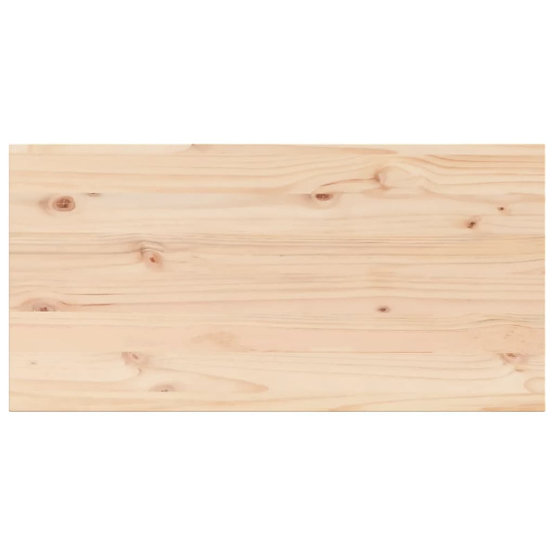 Bordplater 4 stk 90x45x2,5 cm rektangulær heltre furu