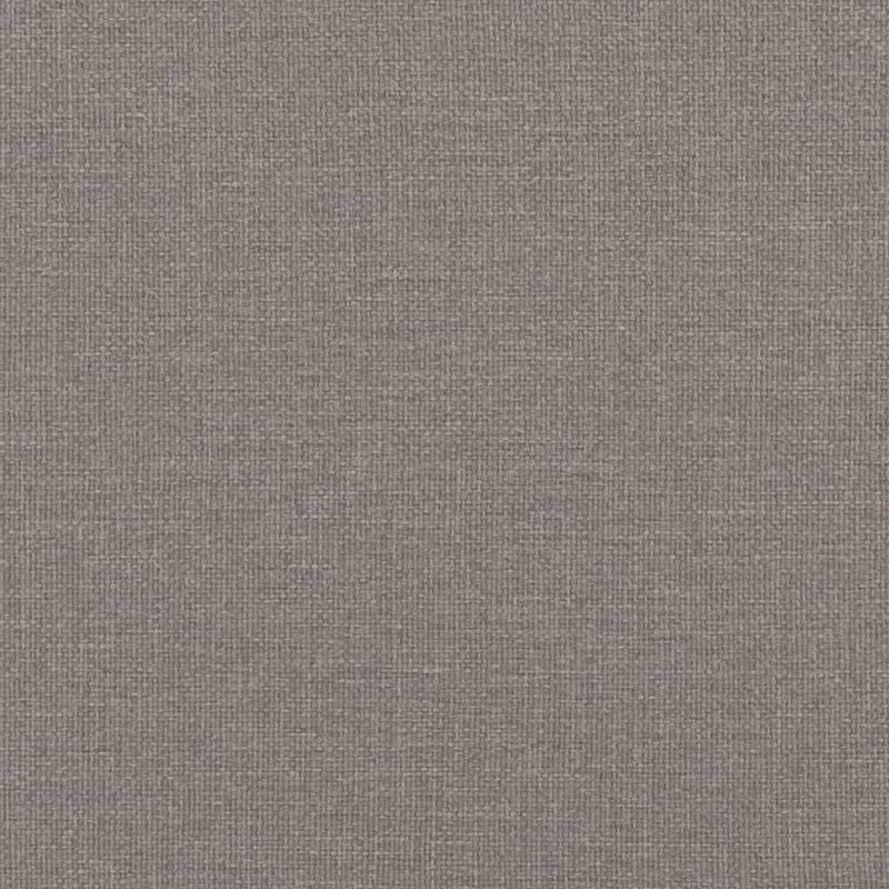 Seng med madrass boksfjær gråbrun 90x200 cm stoff