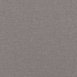Seng med madrass boksfjær gråbrun 90x200 cm stoff