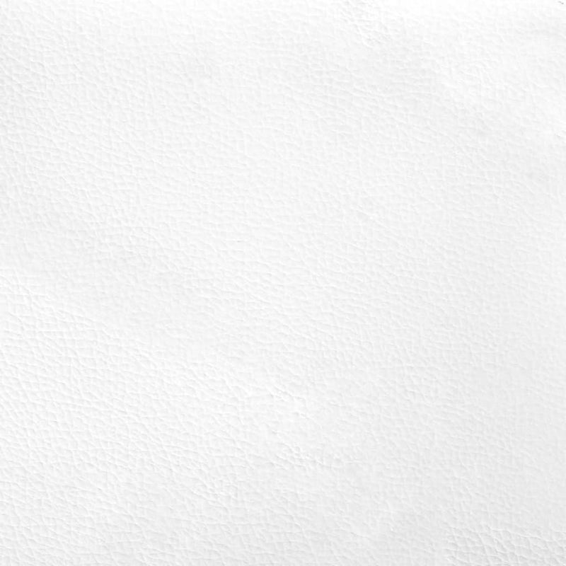 Seng med madrass boksfjær hvit 160x200 cm kunstlær