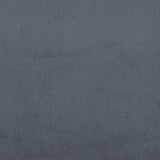 Seng med madrass boksfjær mørkegrå 120x200 cm fløyel
