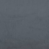 Seng med madrass boksfjær mørkegrå 140x190 cm fløyel