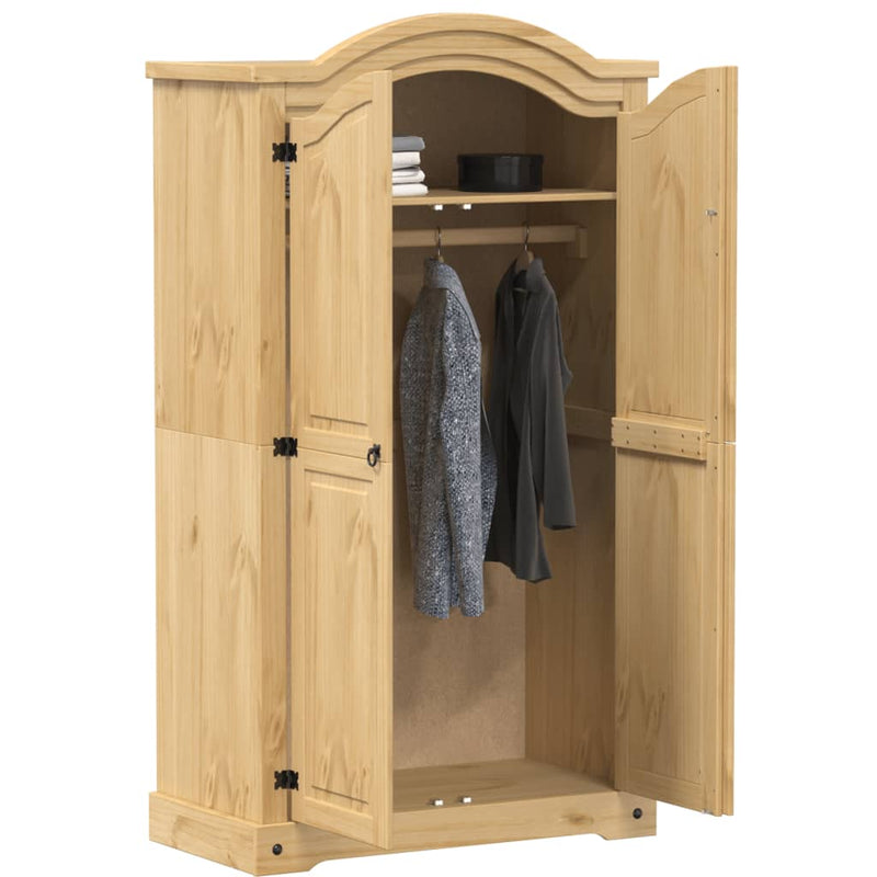 Garderobe Corona 102x52x186 cm heltre furu