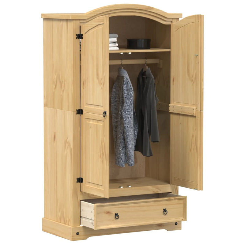 Garderobe Corona 102x52x186 cm heltre furu