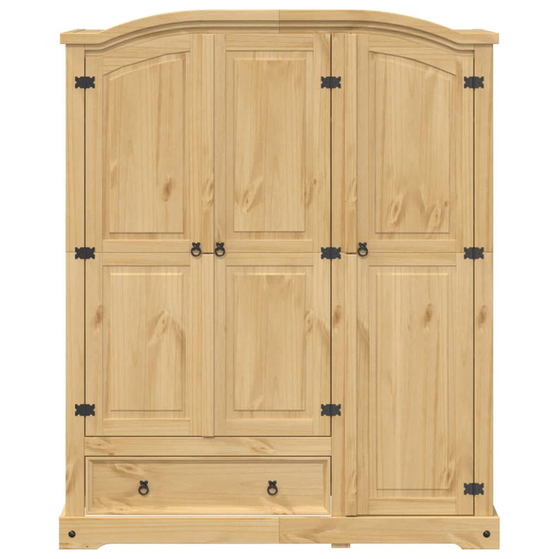 Garderobe Corona 151,5x52x186 cm heltre furu