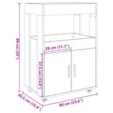 Bartralle svart 60x39,5x89 cm konstruert tre