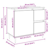 Servantskap sonoma eik 65x33x60 cm konstruert tre