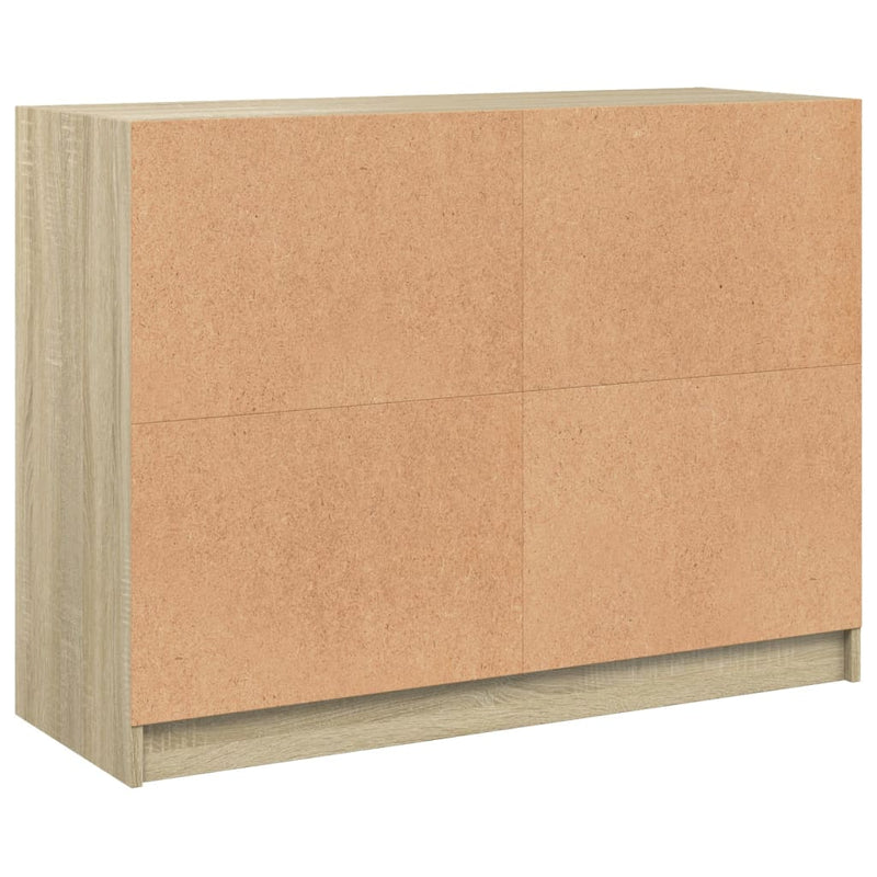 Skjenk sonoma eik 102x37x75,5 cm konstruert tre