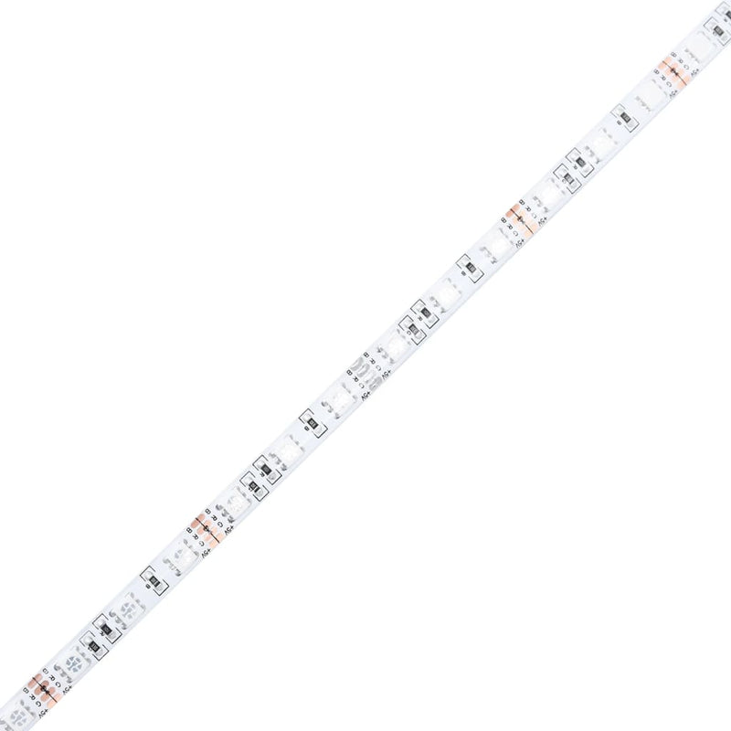 Skjenk med LED røkt eik 36x32,5x200 cm konstruert tre