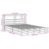 Sengeramme uten madrass 120x200 cm heltre furu