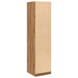 Garderobe artisan eik 50x50x200 cm konstruert tre