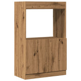 Highboard artisan eik 63x33x100 cm konstruert tre