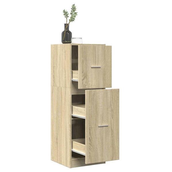 Apotekskap sonoma eik 40x41x118 cm konstruert tre