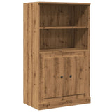 Highboard artisan eik 60x35,5x103,5 cm konstruert tre