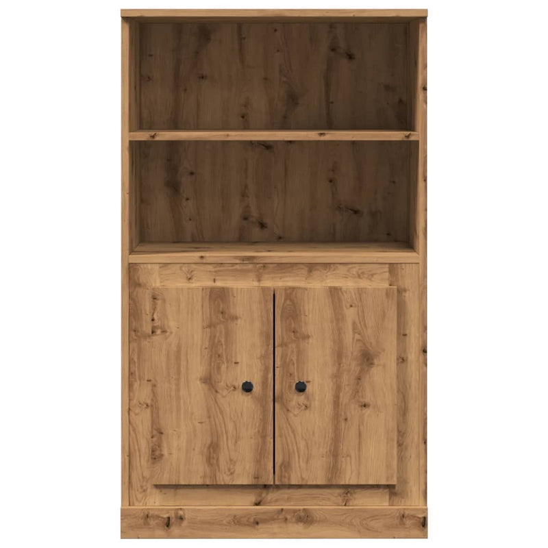 Highboard artisan eik 60x35,5x103,5 cm konstruert tre