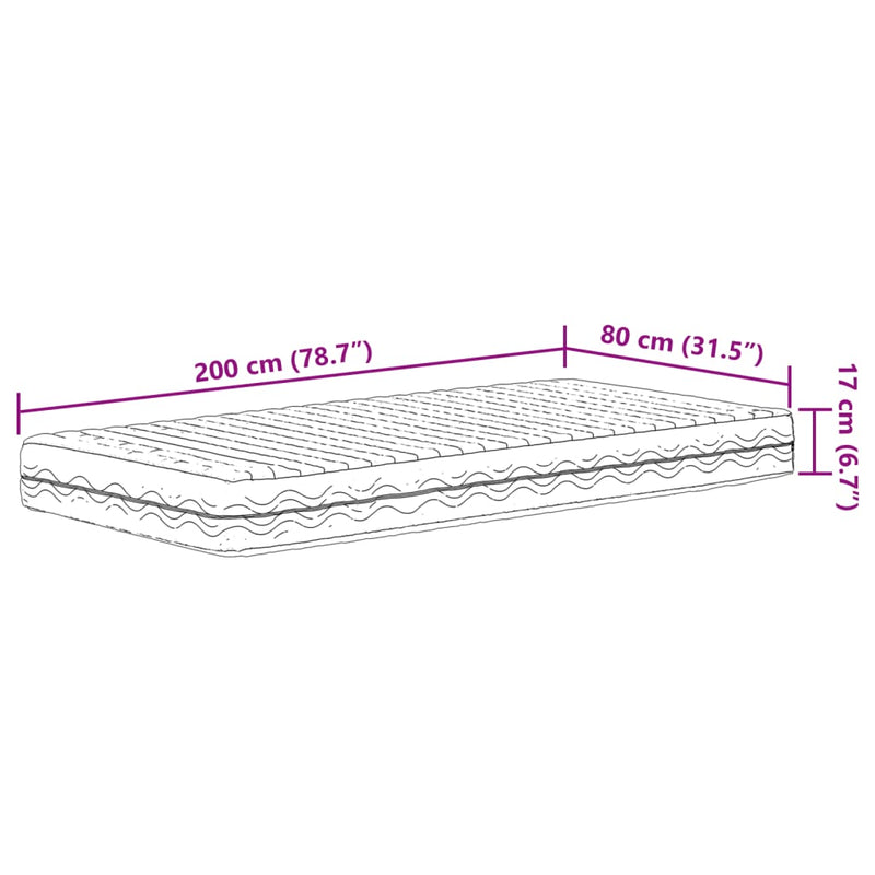 Dagseng med madrass 80x200 cm heltre furu