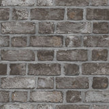 Homestyle Veggtapet Brick Wall svart og grå