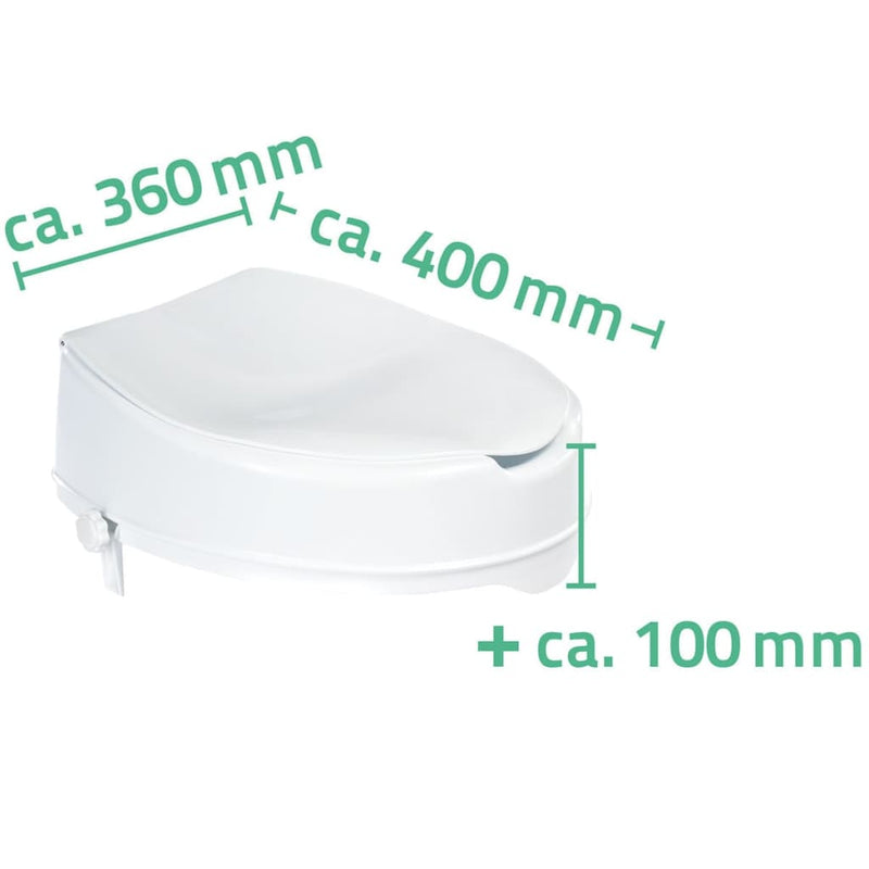 RIDDER Toalettsete med lokk hvit 150 kg A0071001