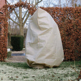 423513 Nature Winter Fleece Cover with Zip 70 g/m² Beige 3x2,5x2,5 m