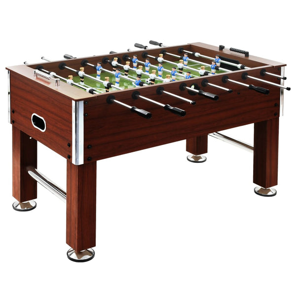 Fotballbord stål 60 kg 140x74,5x87,5 cm brun