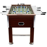 Fotballbord stål 60 kg 140x74,5x87,5 cm brun