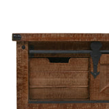 Konsollbord heltre gran 131x35,5x75 cm brun