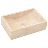 Vask 45x30x12 cm marmor krem