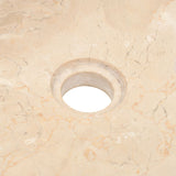 Vask 45x30x12 cm marmor krem