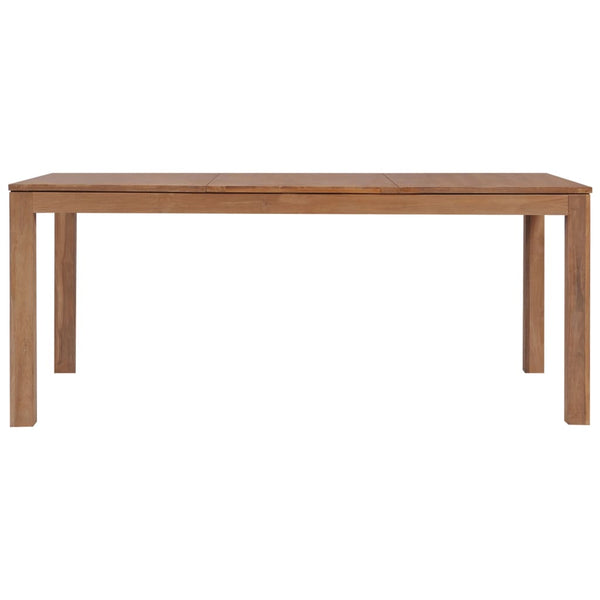 Spisebord heltre teak med naturlig etterbehandling 180x90x76 cm