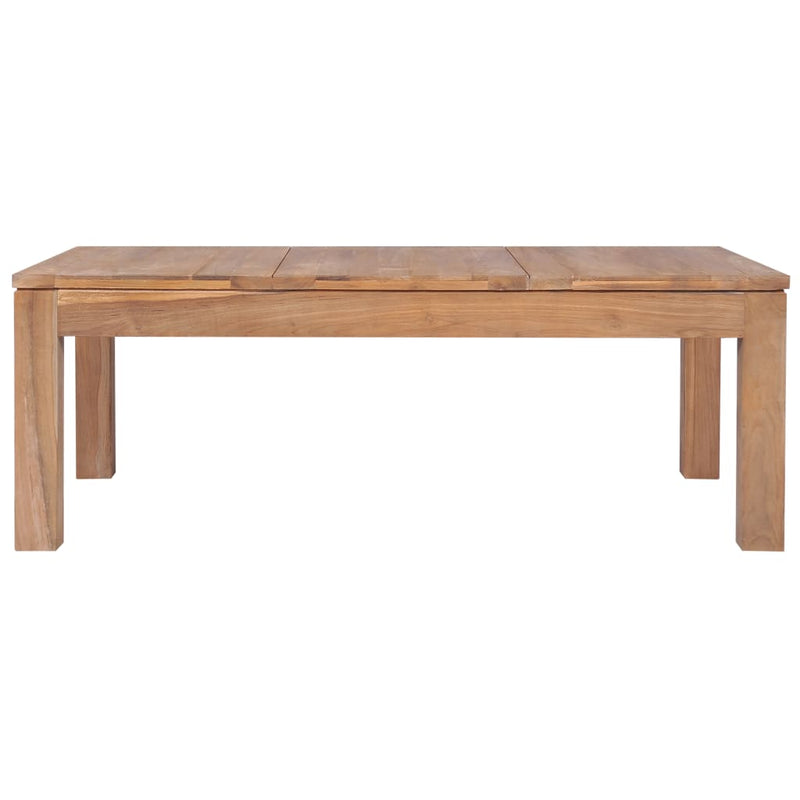 Salongbord heltre teak naturlig etterbehandling 110x60x40 cm