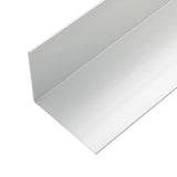 Vinkellister for terrassebord 5 stk aluminium 170 cm sølv