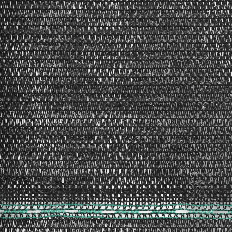 Tennisskjerm HDPE 1x100 m svart