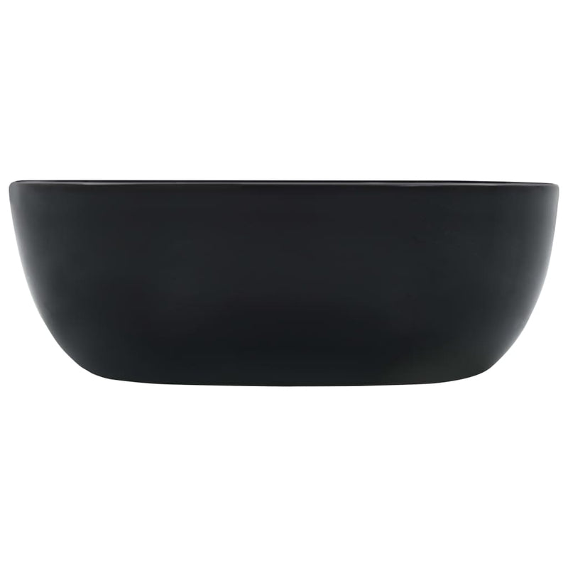 Vask 42,5x42,5x14,5 cm keramikk svart