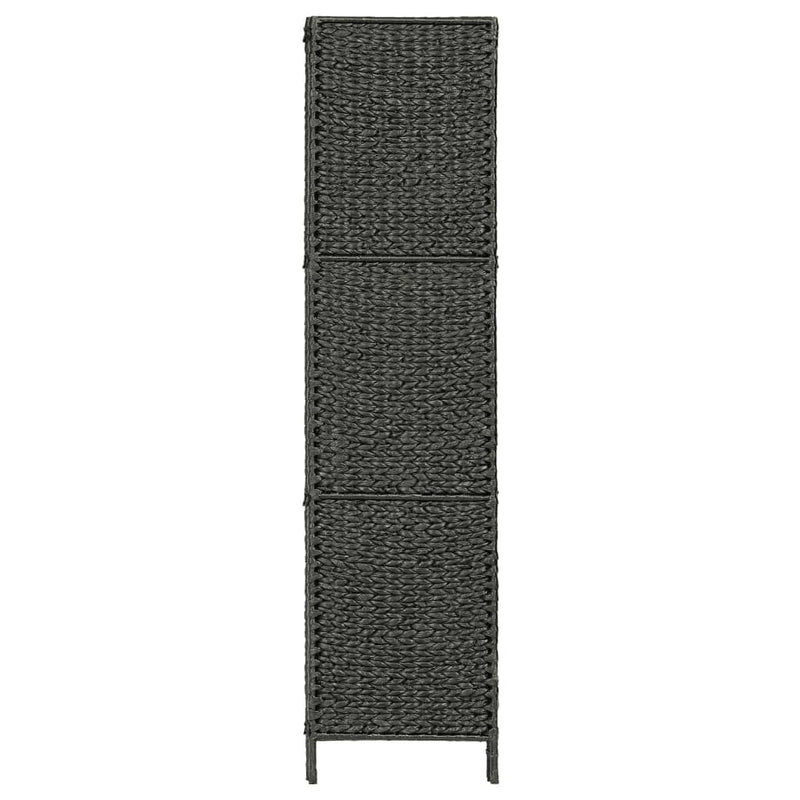 Romdeler med 3 paneler 116x160 cm vannhyasint svart