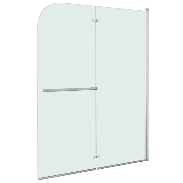 Leddet dusjdør med 2 paneler ESG 95x140 cm
