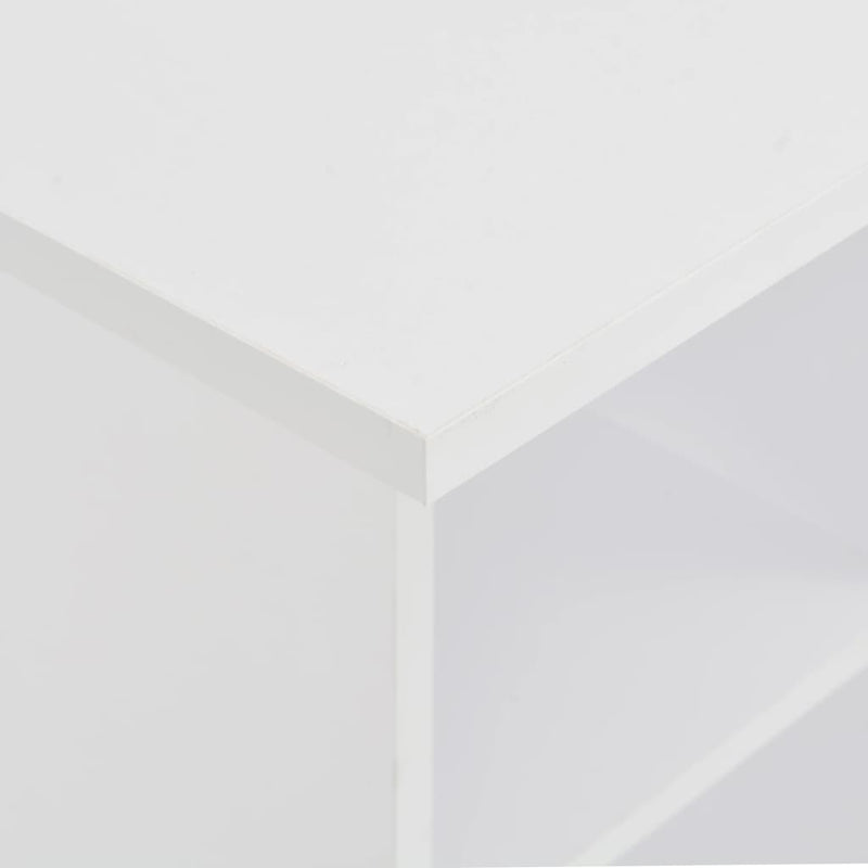 Barbord hvit 60x60x110 cm
