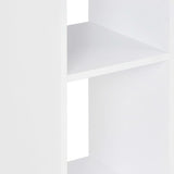 Barbord hvit og antrasittgrå 60x60x110 cm