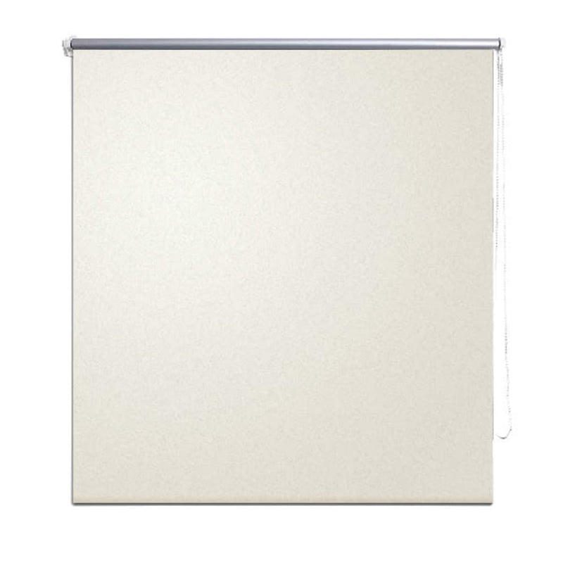 Rullegardin 160 x 175 cm beige-hvit